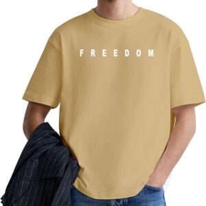 Freedom Minimal Text T-Shirt