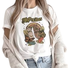 Her Vibes Illustrated Graphic T-Shirt