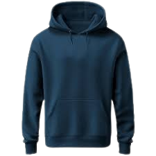 Navy Blue Pullover Hoodie