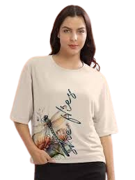 Artful Bloom Graphic T-Shirt