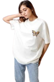 Butterfly Charm Minimal T-Shirt