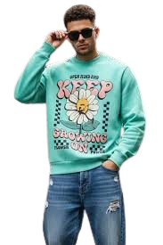 Keep Growing Graphic Sweatshirt