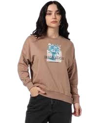 Nature Script Graphic Sweatshirt