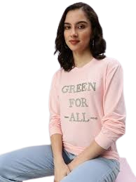 Green for All Statement Sweatshirt