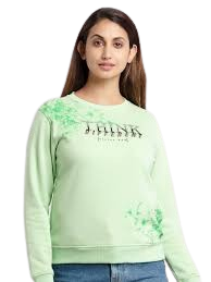 Mint Breeze Graphic Sweatshirt