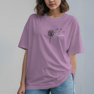 Floral Grace Minimal T-Shirt