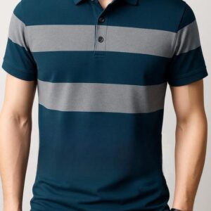 Classic Stripe Polo T-Shirt