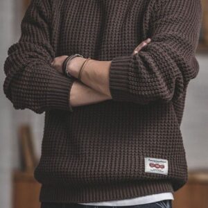 Men’s Waffle-Knit Heritage Sweater
