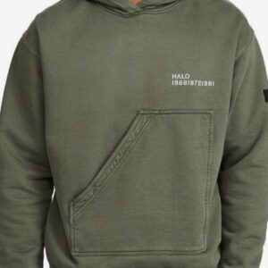 HALO Essential Military Green Graphic Hoodie